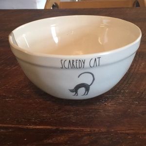 Rae Dunn scaredy cat melamine bowl